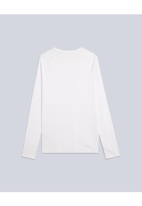 Camiseta Para Hombre Manga Larga Cuello Redondo Color Blanco Marca Atmos #32090204