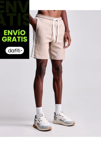 Bermuda Con Bolsillos  Para Hombre Camel Atmos Atmos