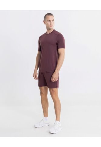 Bermuda  Para Hombre Deportiva Medio Color Vino Marca Atmos #32100163 Atmos