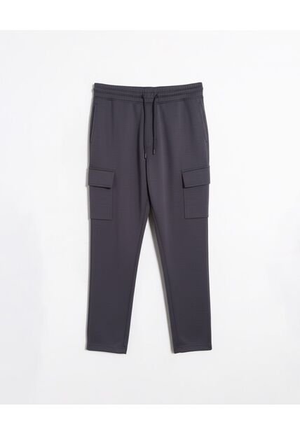 Jogger Cargo Básico Muji  Para Hombre Gris Atmos