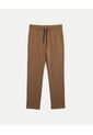 Pantalón Recto Con Detalle De Venas  Para Hombre Café Atmos de Atmos