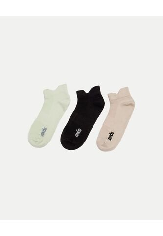 Pack X 3 Medias Tobilleras X3 Para Mujer Verde Atmos Atmos