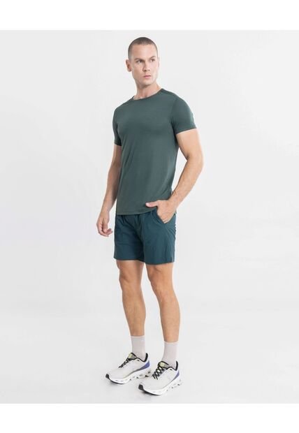 Bermuda  Para Hombre Biker Interno Largo Color Verde Marca Atmos #32100146