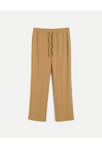 Pantalón Bota Recta Smartech Training  Para Hombre Camel Atmos