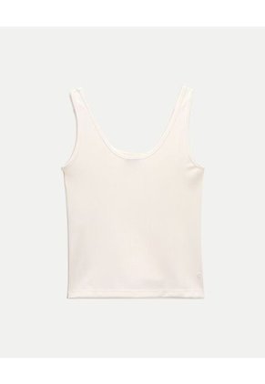 Camiseta Para Mujer Manga Sisa Cuello Redondo Color Marfil Marca Atmos #31090266