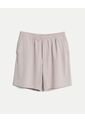 Bermuda Para Hombre Deportiva Largo Color Beige Marca Atmos #32100152 de Atmos