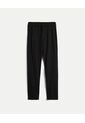 Pantalón Recto Con Detalle En Venas  Para Hombre Negro Atmos de Atmos