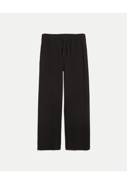Jogger Bota Recta Texturizado  Para Hombre Negro Atmos