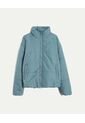 Chaqueta Acolchada Cuello Alto  Para Hombre Verde Atmos de Atmos