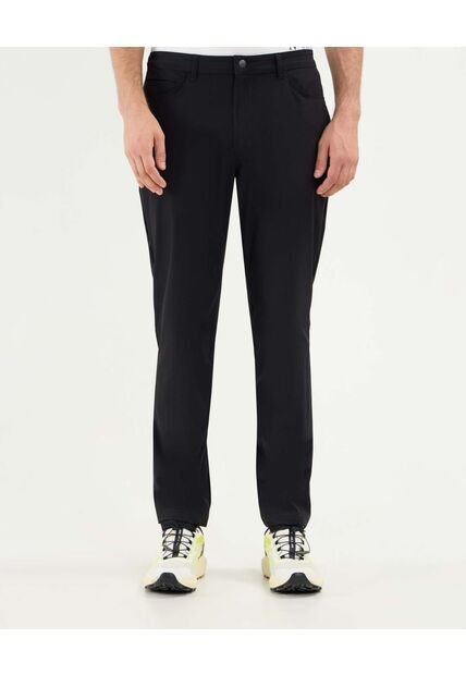 Pantalón Técnico 5 Bolsillos  Para Hombre Negro Atmos