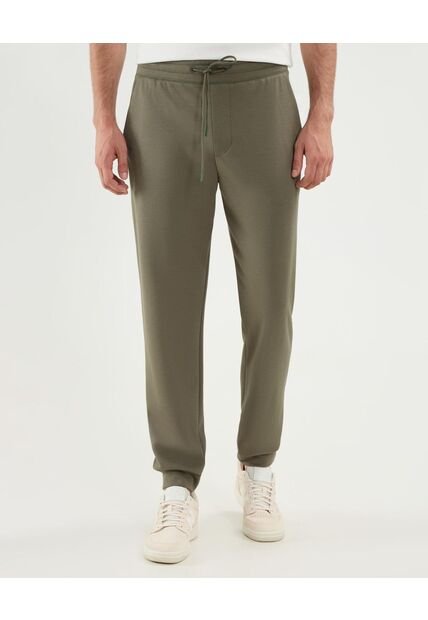 Jogger Básico Comfort Plush  Para Hombre Verde Atmos