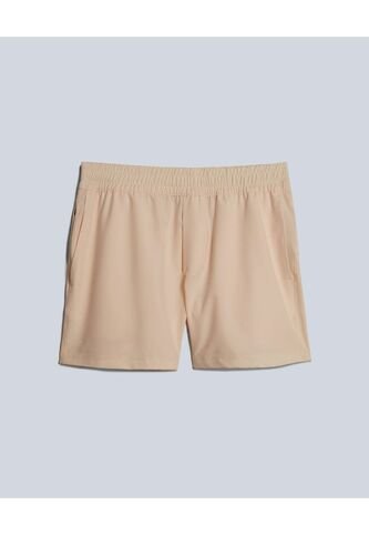 Bermuda Para Hombre Deportiva Largo Color Crema Marca Atmos #32100074 Atmos
