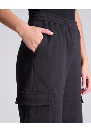 Jogger Cargo Para Mujer Deportiva Color Negro Marca Atmos
