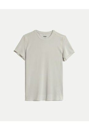 Camiseta Para Mujer Manga Corta Cuello Redondo Color Verde Marca Atmos #31090271