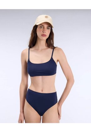 Top Deportivo Tirantes Delgados  Para Mujer Azul Atmos
