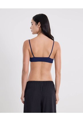 Top Deportivo Tirantes Delgados  Para Mujer Azul Atmos