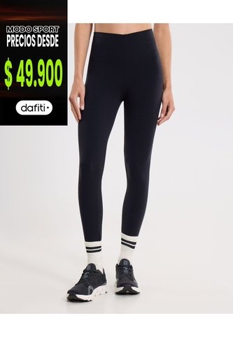 Leggings Core Control Aerius Skin  Para Mujer Negro Atmos Atmos