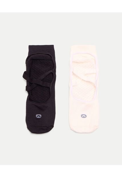 Medias X2 Para Mujer Valeta Color Negro Marca Atmos #31980062