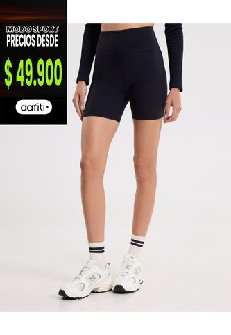 Biker Aerius Soft  Para Mujer Negro Atmos Atmos