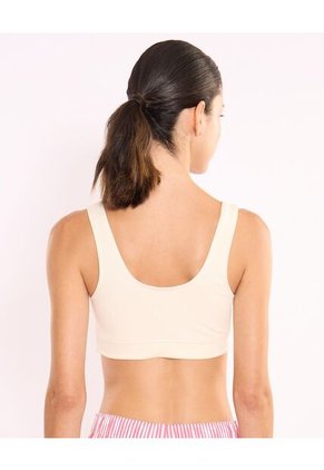 Top Para Mujer  Color Crema Marca Atmos #31220170