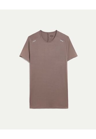 Camiseta  Para Hombre Manga Corta Cuello Redondo Color Café Marca Atmos #32090273 Atmos