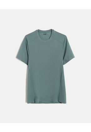 Camiseta Para Hombre Manga Corta Cuello Redondo Color Verde Marca Atmos #32090296