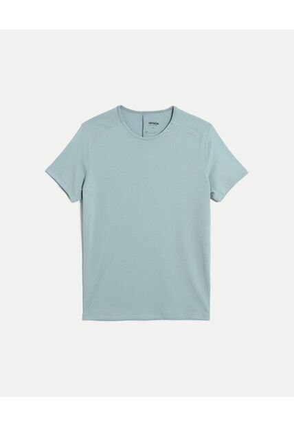 Camiseta  Para Hombre Manga Corta Cuello Redondo Color Verde Marca Atmos #32090298