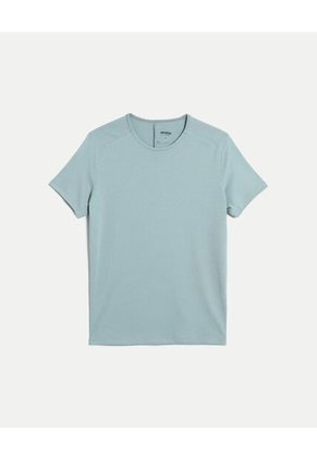Camiseta Para Hombre Manga Corta Cuello Redondo Color Verde Marca Atmos #32090298