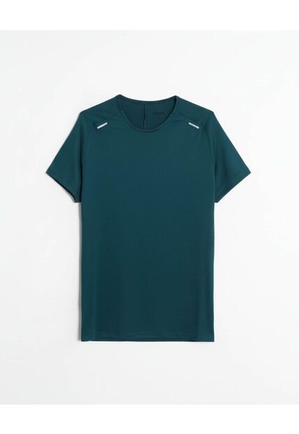 Camiseta  Para Hombre Manga Corta Cuello Redondo Color Esmeralda Marca Atmos #32090299