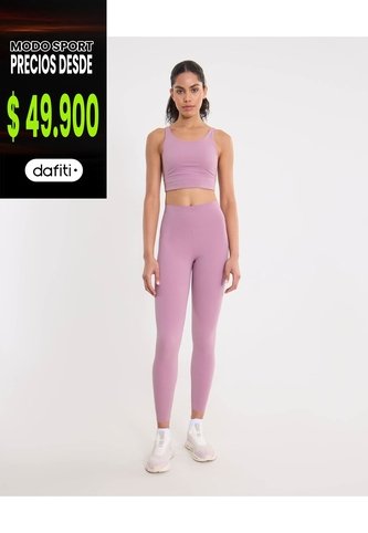 Leggings Core Control Aerius Skin  Para Mujer Lila Atmos Atmos