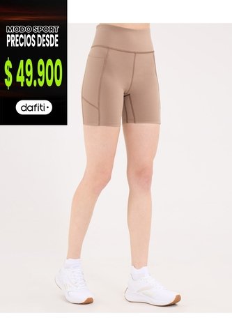 Biker Pockets Aerius Skin  Para Mujer Beige Atmos Atmos