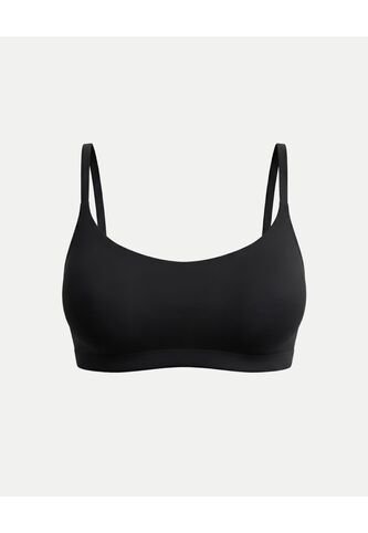 Top Triangular Cruzado Microfibra X1 Para Mujer Negro Atmos Atmos