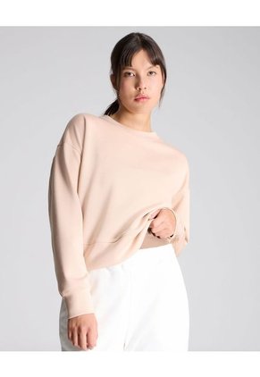 Buzo Para Mujer Cuello Redondo Color Beige Marca Atmos #31060048