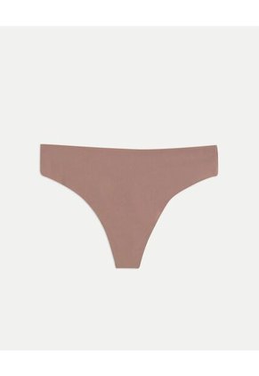 Pack 3 Tanga Invisible Básica X3 Para Mujer Beige Atmos
