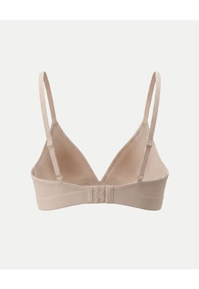 Top Triangular Cruzado Microfibra X1 Para Mujer Crema Atmos