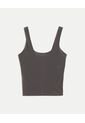 Camiseta Tank Aerius Skin Ligera  Para Mujer Gris Atmos de Atmos