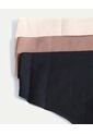 Pack 3 Tanga Invisible Básica X3 Para Mujer Beige Atmos de Atmos