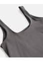 Camiseta Tank Aerius Skin Ligera  Para Mujer Gris Atmos de Atmos