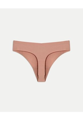 Pack 3 Tanga Invisible Básica X3 Para Mujer Negro Atmos