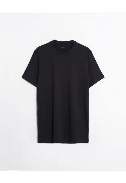 Camiseta Training Comfort Manga Corta  Para Hombre Negro Atmos