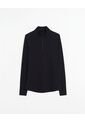 Buzo Ajustado Cuello Alto Training  Para Hombre Negro Atmos de Atmos