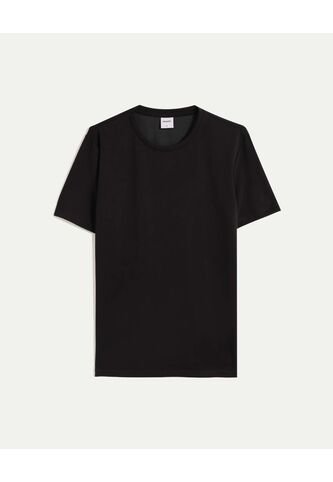 Camiseta Slim Fit Básica Plush  Para Hombre Negro Atmos Atmos