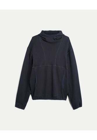 Buzo Con Capota Y Cortes  Para Hombre Negro Atmos Atmos