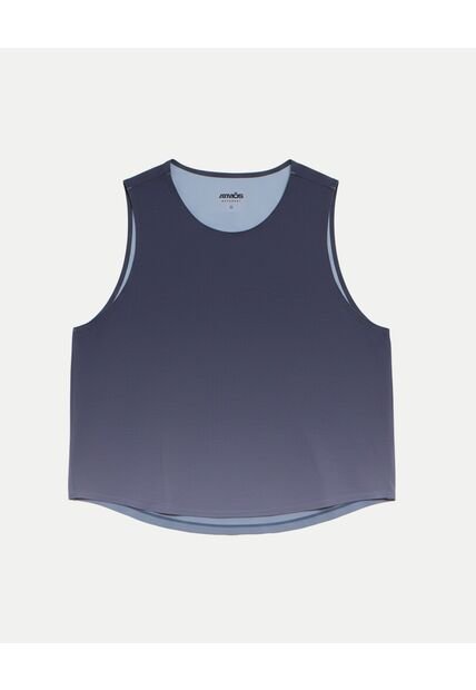 Camiseta  Para Mujer Manga Sisa Cuello Redondo Color Gris Marca Atmos #31090345