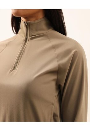 Buzo  Para Mujer Cuello Alto O Cuello Tortuga Color Café Marca Atmos #31060086