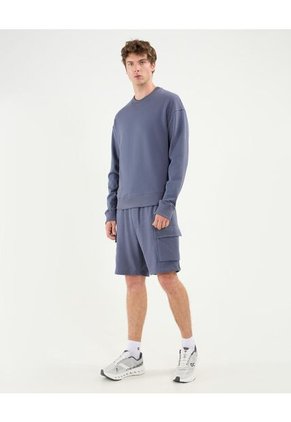 Buzo Para Hombre Cuello Redondo Color Azul Marca Atmos #32060055