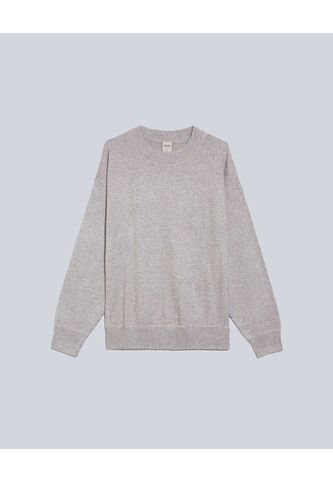 Saco Tejido Cuello Redondo  Para Hombre Gris Atmos Atmos
