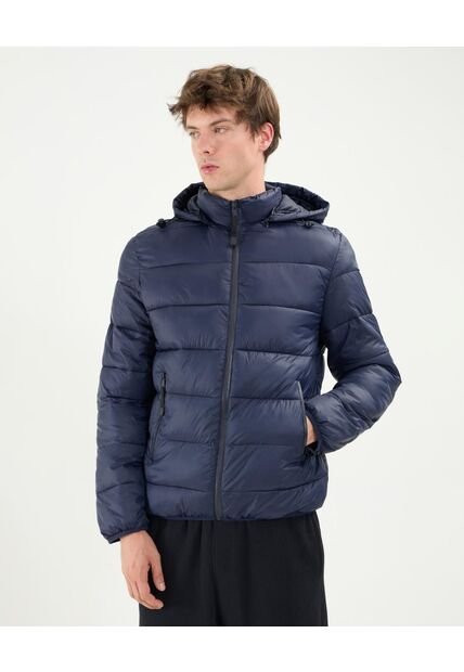 Chaqueta Acolchada  Para Hombre Azul Atmos