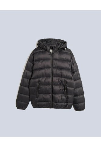 Chaqueta Acolchada  Para Hombre Negro Atmos Atmos