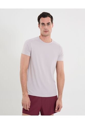 Camiseta Para Hombre Manga Corta Cuello Redondo Color Gris Marca Atmos #32090236 Atmos